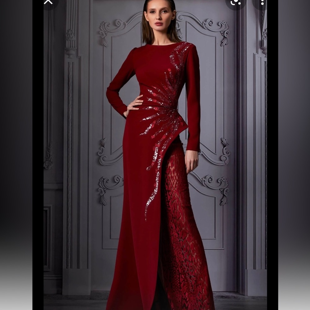 MNM couture evening gown.